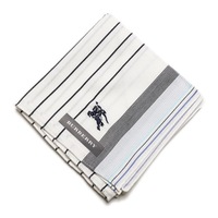 【新品】 ハンカチ　ストライプ  バーバリーロンドン 68988 BURBERRY LONDON ホワイト レディース