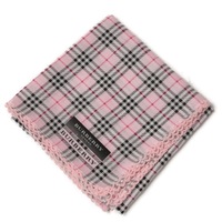 【新品】 ハンカチ　チェック  バーバリーロンドン 68943 BURBERRY LONDON ピンク レディース