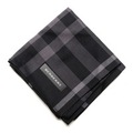 【新品】 ハンカチ　チェック  バーバリーロンドン 69061 BURBERRY LONDON グレー レディース