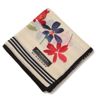 【新品】 ハンカチ　花柄  バーバリーロンドン 69333 BURBERRY LONDON イエロー レディース