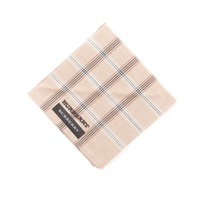 【新品】 ハンカチ（チェック）  バーバリー 50511 BURBERRY ベージュ系 メンズ
