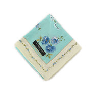 【新品】 ハンカチ（柄物）  バーバリーロンドン 51589 BURBERRY LONDON ブルー系 レディース