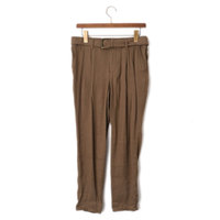 【新品】 パンツ 40 バーバリーロンドン 48871 BURBERRY LONDON カーキ系 レディース