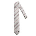 【新品】 ブラックレーベル・クレストブリッジ ストライプ　ネクタイ  65616 BLACK LABEL CRESTBRIDGE グレー メンズ