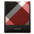 【新品】 ブラックレーベル・クレストブリッジ 二つ折り財布　チェック　コインタイプウォレット cb-000342 BLACK LABEL CRESTBRIDGE レッド メンズ