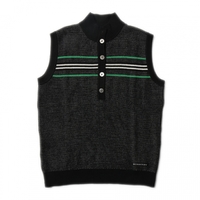 【新品】 ベスト M バーバリーゴルフ 54506 BURBERRY GOLF ブラック系 レディース