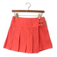 【新品】 巻きスカート(キュロット) 38 バーバリーブルーレーベル 49086 BURBERRY BLUE LABEL オレンジ系 レディース