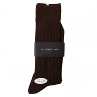 【新品】 靴下 25〜27 バーバリー 56776 BURBERRY ブラウン系 メンズ