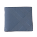 【新品】 二ツ折財布  バーバリー y-000650 BURBERRY ブルー系 メンズ