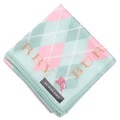 【新品】 薄手 ハンカチ アーガイル  バーバリー 72016 BURBERRY グリーン レディース
