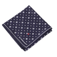 【新品】 薄手 ハンカチ チェーン柄  バーバリーズ 70459 Burberrys ネイビー レディース