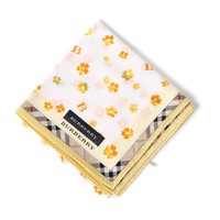 【新品】 薄手 ハンカチ 花柄  バーバリーズ 70518 Burberrys ホワイト レディース