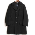 カシミヤ混ウールロングコート S バーバリーロンドン 71072 BURBERRY LONDON グレー メンズ