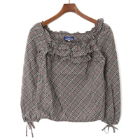 カットソー 36 バーバリーブルーレーベル 46715 BURBERRY BLUE LABEL グレー系 レディース