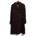 キルティングライナートレンチコート UK8 バーバリーロンドン 76762 BURBERRY LONDON ボルドー レディース
