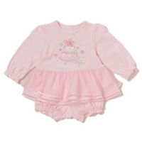 【50%OFF】ケーキアップリケつきチュニック×パンツセット