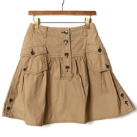 コーデュロイフレアスカート 38 バーバリーブルーレーベル br01001324 BURBERRY BLUE LABEL ベージュ レディース