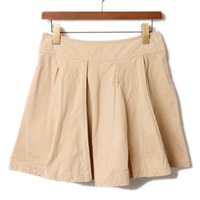 サイドジップフレアスカート 38 バーバリーブルーレーベル 72421 BURBERRY BLUE LABEL ベージュ レディース