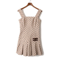 ジャンパースカート 38 バーバリーブルーレーベル 48065 BURBERRY BLUE LABEL ブラウン系 レディース