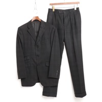 スーツ　セットアップ　チェック  黒 38R バーバリーブラックレーベル 53417 BURBERRY BLACK LABEL  メンズ