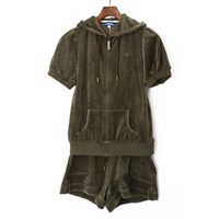 セットアップ 38 バーバリーブルーレーベル 47434 BURBERRY BLUE LABEL グリーン系 レディース