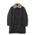 ダウンコート M バーバリーブラックレーベル 43944 BURBERRY BLACK LABEL ブラック系 メンズ