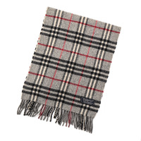 チェックマフラー 130×27cm バーバリーズ 43665 Burberrys グレー系 メンズ