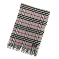 チェックマフラー 164×30cm バーバリーロンドン 43694 BURBERRY LONDON グレー系 メンズ