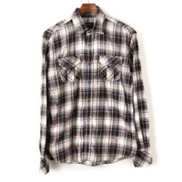 チェック柄ネルシャツ 2 バーバリーブラックレーベル 60974 BURBERRY BLACK LABEL パープル系 メンズ