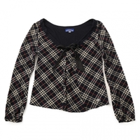 チュニック（チェック） 38 バーバリーブルーレーベル 52805 BURBERRY BLUE LABEL ブラック系 レディース