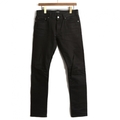 テーパードスリムブラックデニムパンツ ブラック 73 バーバリーブラックレーベル 68507 BURBERRY BLACK LABEL ブラック メンズ