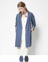 デニムチェスターコート