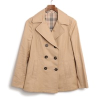 トレンチコート　ショート 38 バーバリーブルーレーベル 76767 BURBERRY BLUE LABEL ベージュ レディース