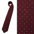 ドット柄ネクタイ 142cm×9.5cm バーバリーブラックレーベル 50019 BURBERRY BLACK LABEL パープル系 メンズ