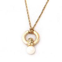 ネックレス　パール  バーバリーズ 65101 Burberrys ゴールド レディース