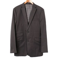 ノッチドラペルテーラードシングルジャケット L バーバリーブラックレーベル 70701 BURBERRY BLACK LABEL ブラック メンズ