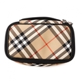 ノヴァチェックジップポーチ  バーバリーロンドン 68203 BURBERRY LONDON ブラウン レディース