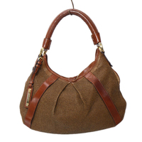 バーバリー BURBERRY オールスタッズレザーハンドバッグ 37269 茶系 レディース