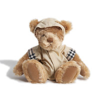 バーバリー テディベア 38523 ベージュ系 フードをかぶったモコモコベア