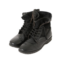 バーバリー ブーツ 42681 ブラック系 メンズ サイズ44 ショート編み上げブーツ