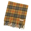 バーバリーズ チェックマフラー 32590 ブラウン系 メンズ レディース