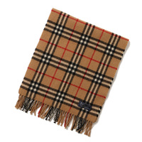バーバリーズ チェックマフラー 41990 ベージュ系 ウール100％ トラッドの定番バーバリーチェック柄
