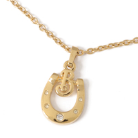 バーバリーズ ネックレス 40651 ゴールド系 ロゴ付き蹄鉄モチーフ