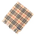 バーバリーズ　チェックマフラー　29666　茶×赤　冬のオシャレの定番♪