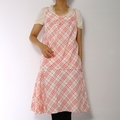 バーバリーブルーレーベル（BURBERRY BLUE LABEL） チェック柄セットアップ 26358 白・ピンク系 レディース