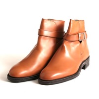 バックル装飾レザーブーツ 25_ バーバリーブラックレーベル 69554 BURBERRY BLACK LABEL ブラウン メンズ