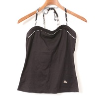 ホルターネックキャミソール 38 バーバリーブルーレーベル 73940 BURBERRY BLUE LABEL ブラック レディース