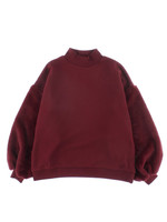 ボリュームFファー袖スウェット