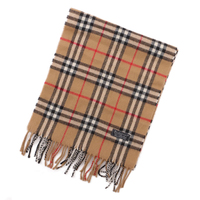 マフラー ウール バーバリーズ Burberrys 44962 キャメル系 メンズ