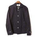ラウンドラペル銀ボタンジャケット M バーバリーブラックレーベル br01001230 BURBERRY BLACK LABEL ネイビー メンズ